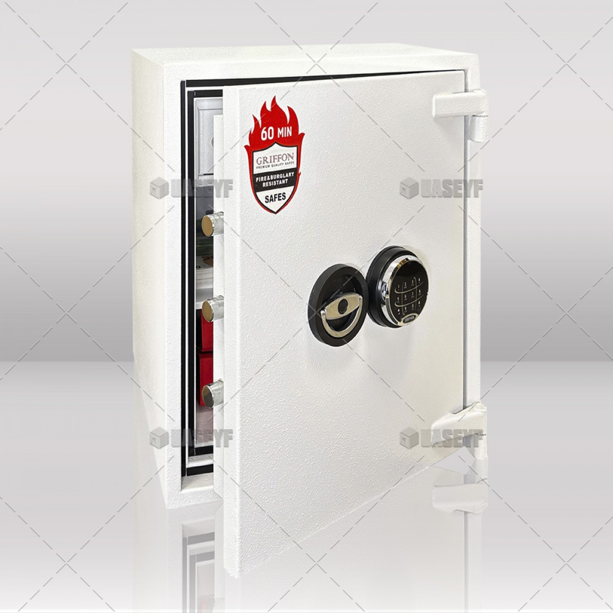 Вогнестійкий сейф FRS.57.E WHITE